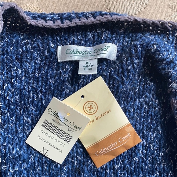 π₯SOLDπ₯πColdwater Creek Cardigan Sweater NWT - Picture 9 of 12